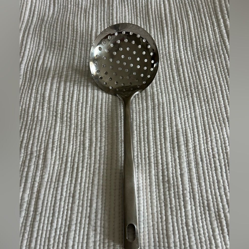 Stainless Steel Large Slotted Skimmer Spoon Cooking Utensil